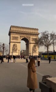Arc de Triomphe Paris rooftop view