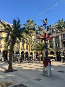 Plaça Reial architecture Barcelona Spain