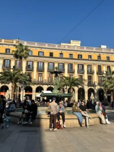 Plaça Reial Barcelona Royal Square view