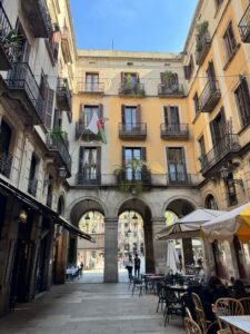 Plaça Reial Gothic Quarter Barcelona