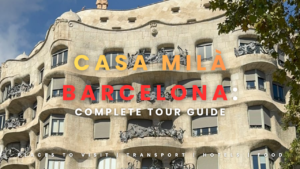 Casa Milà Barcelona stone façade designed by Antoni Gaudí